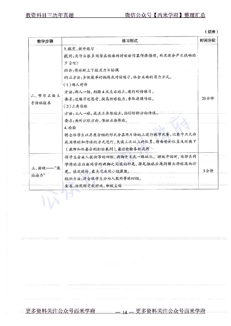 18年上-高中体育-真题及答案解析_教资_25下资料合集二_25下最新科三知识点汇编+思维导图-高中_07.体育_02.历年真题