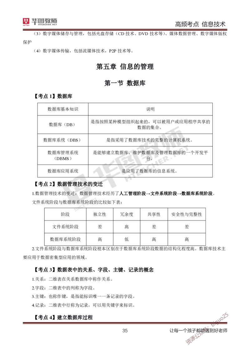 中学信息技术高频考点_教资_33教资笔试历年真题汇总（科一+科二+科三）_科三真题_02初中科三各科电子资料包合集_信息（资料文档）_初中信息_03高频考点及笔记