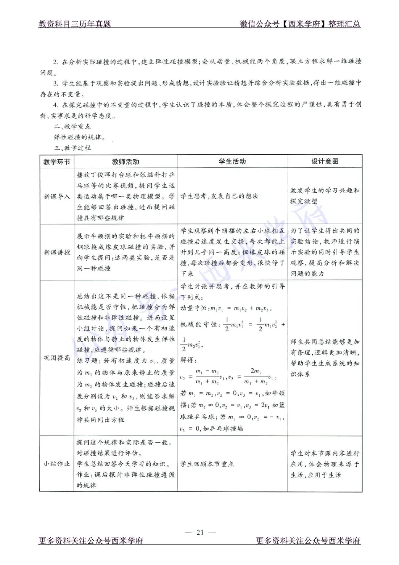 16年下-21年下-高中物理真题-答案_教资_25下资料合集二_25下最新科三知识点汇编+思维导图-高中_06.物理_02.历年真题