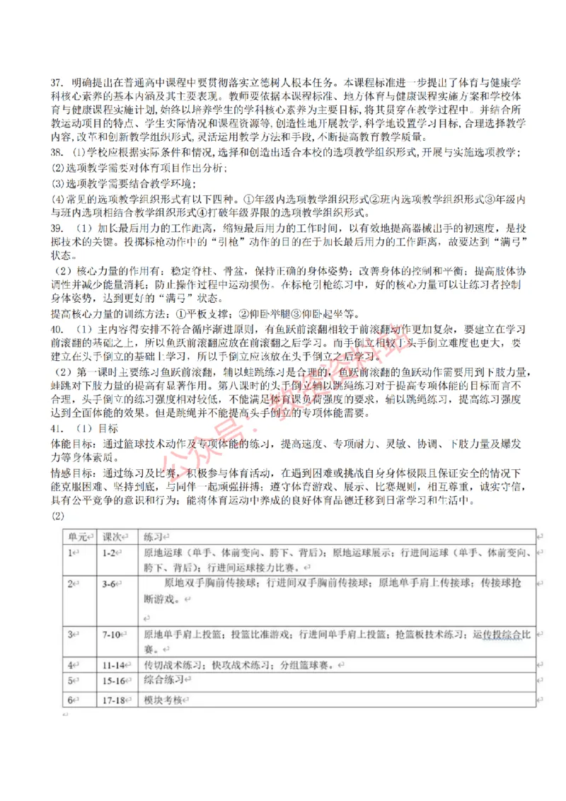 2022年下半年高中《体育》教师资格证笔试真题及答案解析_教资_33教资笔试历年真题汇总（科一+科二+科三）_科三真题_02高中科三各科电子资料包合集_体育（资料文档）