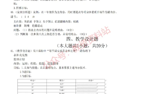 2022年下半年高中《体育》教师资格证笔试真题及答案解析_教资_33教资笔试历年真题汇总（科一+科二+科三）_科三真题_02高中科三各科电子资料包合集_体育（资料文档）