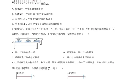 花都区23-24学年九年级上学期期末物理试题(1)_广州九上月考+期中+期末+一模二模+中考真题_广州初中九上期末阶段试题（部分名校卷）