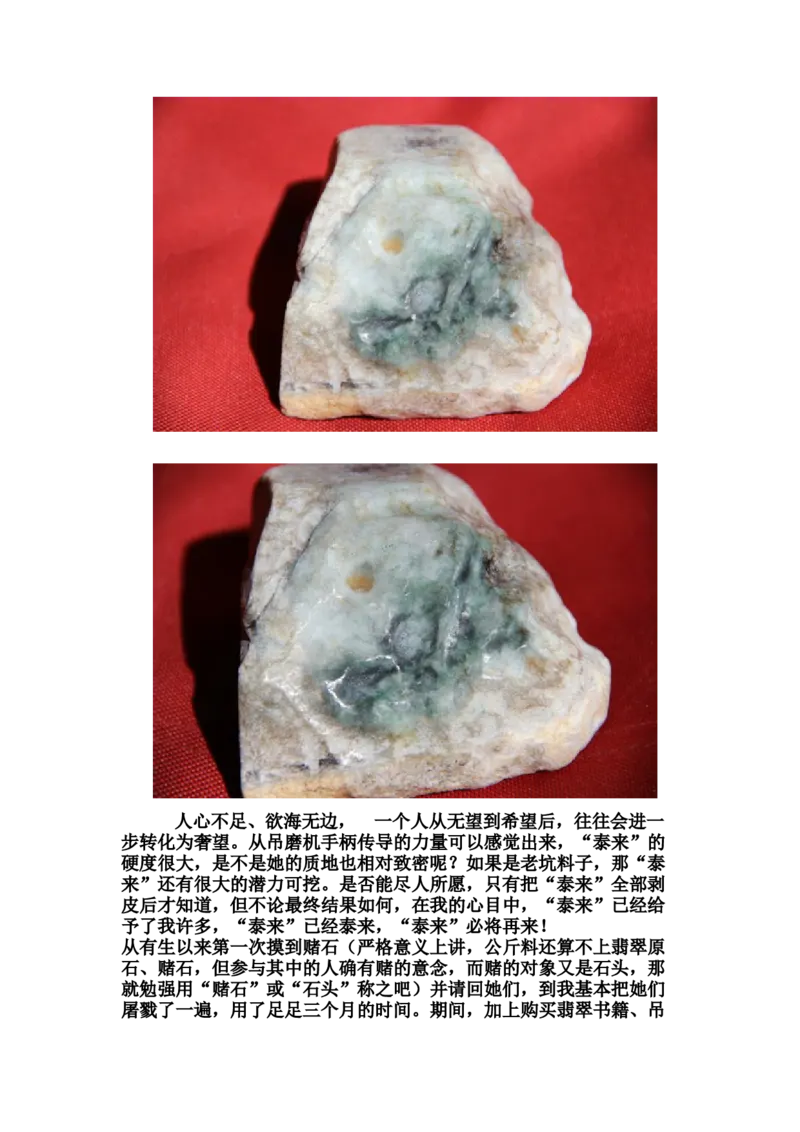 草根赌石之我的&ldquo;十三太保&rdquo;_X018-玉石珠宝鉴定教程最新合集_8、玉石翡翠鉴定与投资电子资料_赌石专题