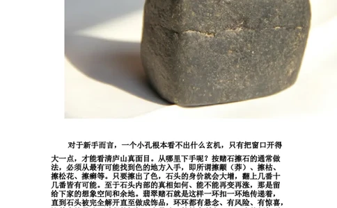 草根赌石之我的&ldquo;十三太保&rdquo;_X018-玉石珠宝鉴定教程最新合集_8、玉石翡翠鉴定与投资电子资料_赌石专题