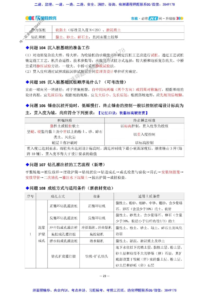 2025年一建市政200问-升级版_2026年一级建造师_2026年一建市政_2025年一建市政SVIP_01-精华文档✿电子教材✿历年真题_68-市政《200问-升级班》RS推荐
