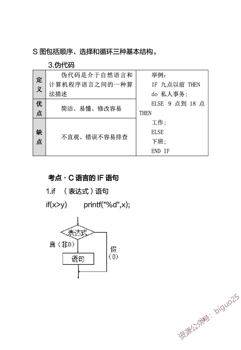 中学信息技术考点笔记_教资_33教资笔试历年真题汇总（科一+科二+科三）_科三真题_02初中科三各科电子资料包合集_信息（资料文档）_初中信息_03高频考点及笔记