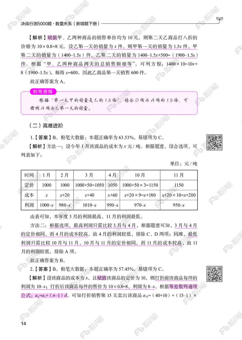 数量下册_2026考公资料_（10）粉笔_26行测5000题+申论100（2026版）_行测5000题2025年1月版次（2026版）_版本2（包括新增部分）_行测5000题26新增