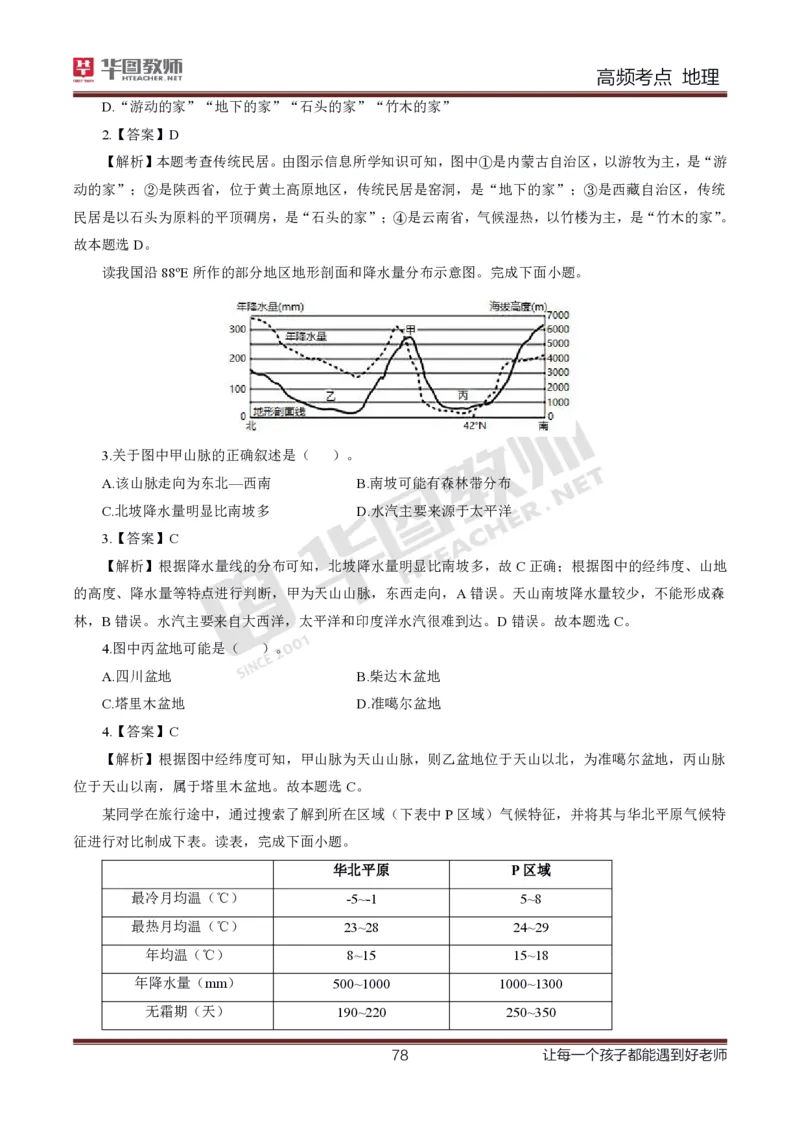 2、中学地理考点笔记2_教资_33教资笔试历年真题汇总（科一+科二+科三）_科三真题_02初中科三各科电子资料包合集_地理（资料文档）_初中地理_03科三考点笔记