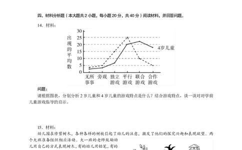 102保教知识与能力（幼儿园）2023年下半年@真题卷_教资_33教资笔试历年真题汇总（科一+科二+科三）_教资笔试-历年真题丨2012年-2025年笔试科目一、科目二真题汇总