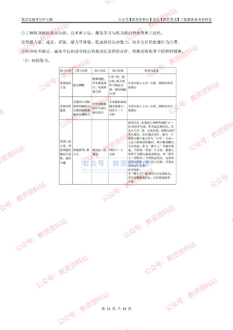 2024上半年高中《体育》答案及解析_教资_33教资笔试历年真题汇总（科一+科二+科三）_科三真题_02高中科三各科电子资料包合集_体育（资料文档）_高中体育_01科三真题