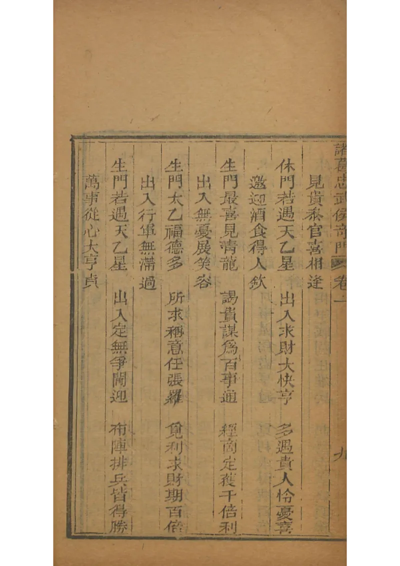 忠武候诸葛武候奇门遁甲_绝版书_天涯系列_t涯_绝版古籍电子书合集（13大类）_易经类