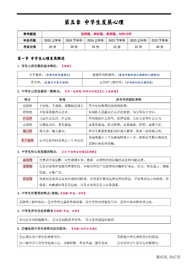25下中学-教育知识与能力一轮笔记(已优化)_教资_初高中2026教资_26上资料（持续更新）_01重点笔记（可平替教材建议打印）_25下的一二轮重点笔记