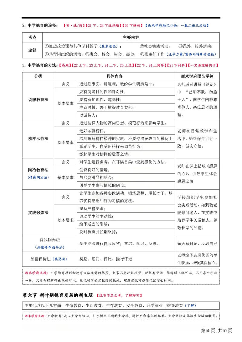 25下中学-教育知识与能力一轮笔记(已优化)_教资_初高中2026教资_26上资料（持续更新）_01重点笔记（可平替教材建议打印）_25下的一二轮重点笔记