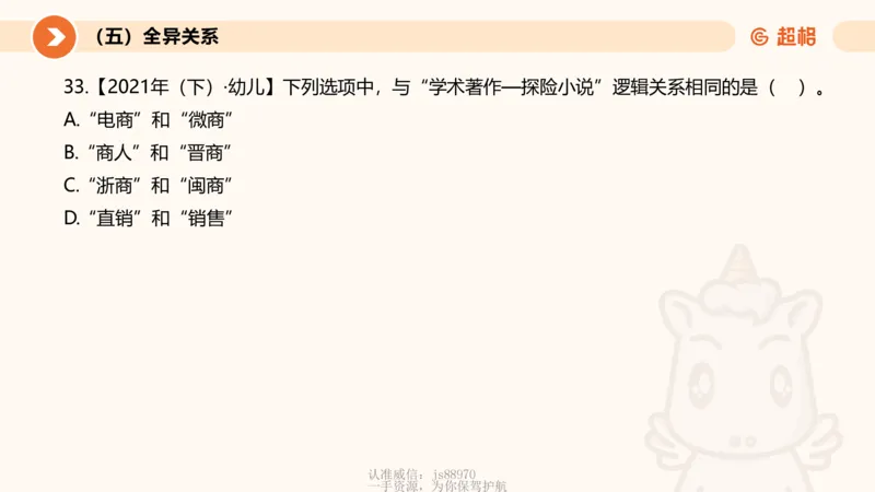 2026教资文化素养狂刷1000题-类比推理_教资_CG26上教资笔试中学_0126上中学-综合素质（更新中）_06文化素养狂刷1000题_讲义