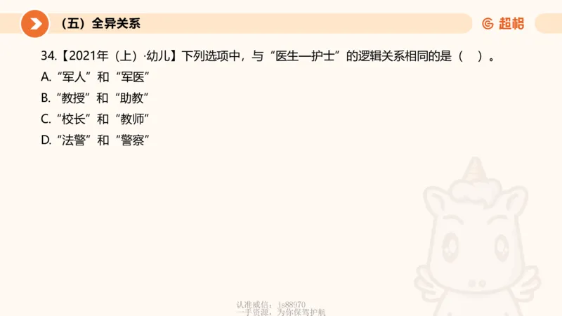 2026教资文化素养狂刷1000题-类比推理_教资_CG26上教资笔试中学_0126上中学-综合素质（更新中）_06文化素养狂刷1000题_讲义