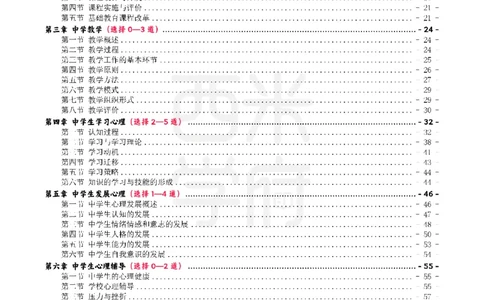 25下中学-教育知识-一轮默写自测笔记_教资_初高中2026教资_26上资料（持续更新）_06补充资料_10默写本