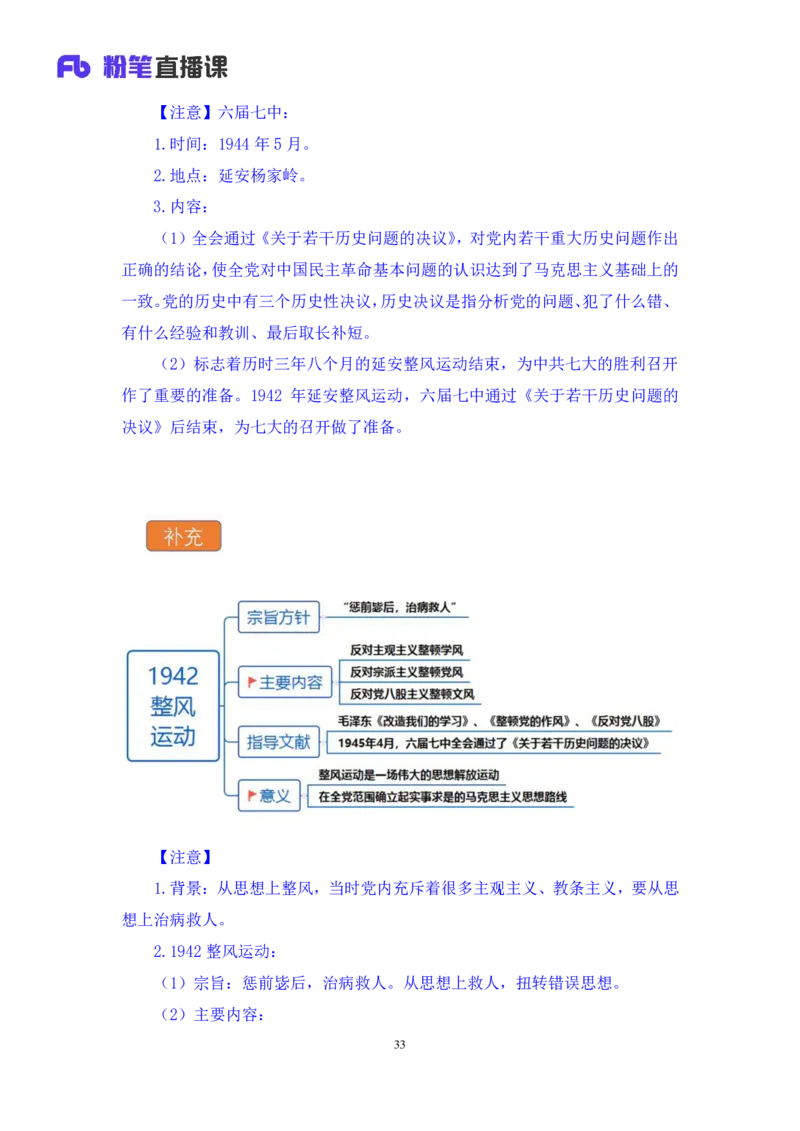 2022.08.01+党史回顾+张晓+（讲义+笔记）（医疗卫生E类2023事业单位系统班图书大礼包：职业能力倾向测验+综合应用能力1期）_2026考公资料_（10）粉笔_2025粉笔国考省考980（课＋笔记）