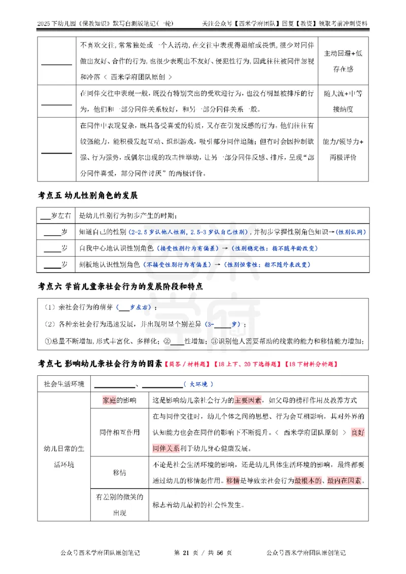 25下幼儿-保教知识-一轮默写自测笔记_教资_25下资料合集二_2025下一轮默写本_幼儿：一轮笔记重点笔记默写本