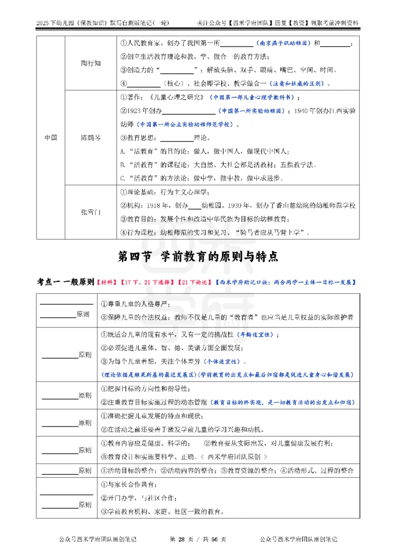 25下幼儿-保教知识-一轮默写自测笔记_教资_25下资料合集二_2025下一轮默写本_幼儿：一轮笔记重点笔记默写本