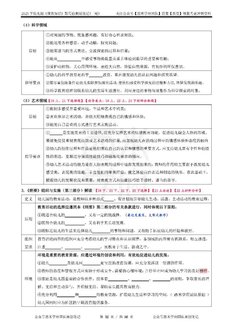 25下幼儿-保教知识-一轮默写自测笔记_教资_25下资料合集二_2025下一轮默写本_幼儿：一轮笔记重点笔记默写本