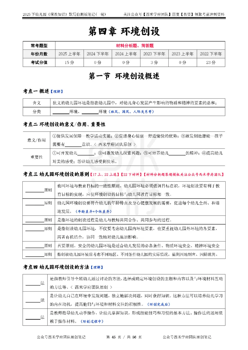 25下幼儿-保教知识-一轮默写自测笔记_教资_25下资料合集二_2025下一轮默写本_幼儿：一轮笔记重点笔记默写本