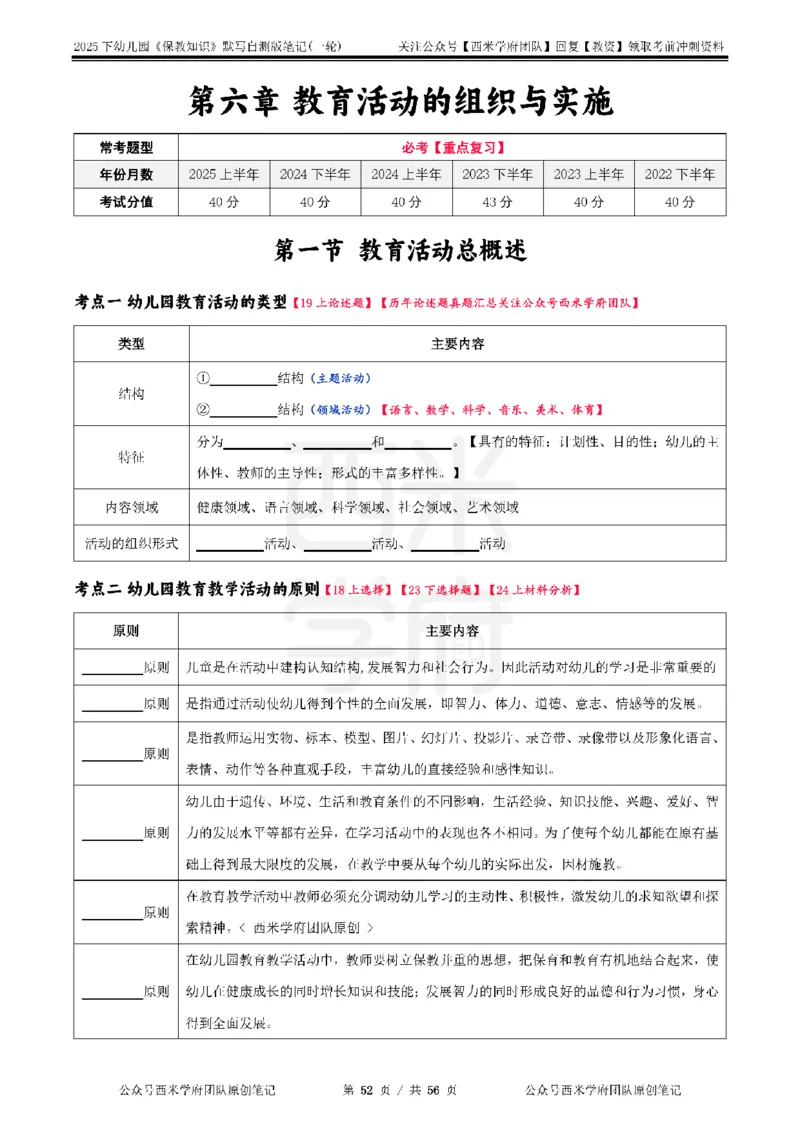 25下幼儿-保教知识-一轮默写自测笔记_教资_25下资料合集二_2025下一轮默写本_幼儿：一轮笔记重点笔记默写本