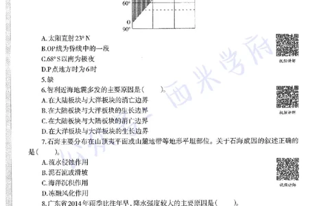 15年下-高中地理-真题及答案解析_教资_25下资料合集二_25下最新科三知识点汇编+思维导图-高中_13.地理_02.历年真题