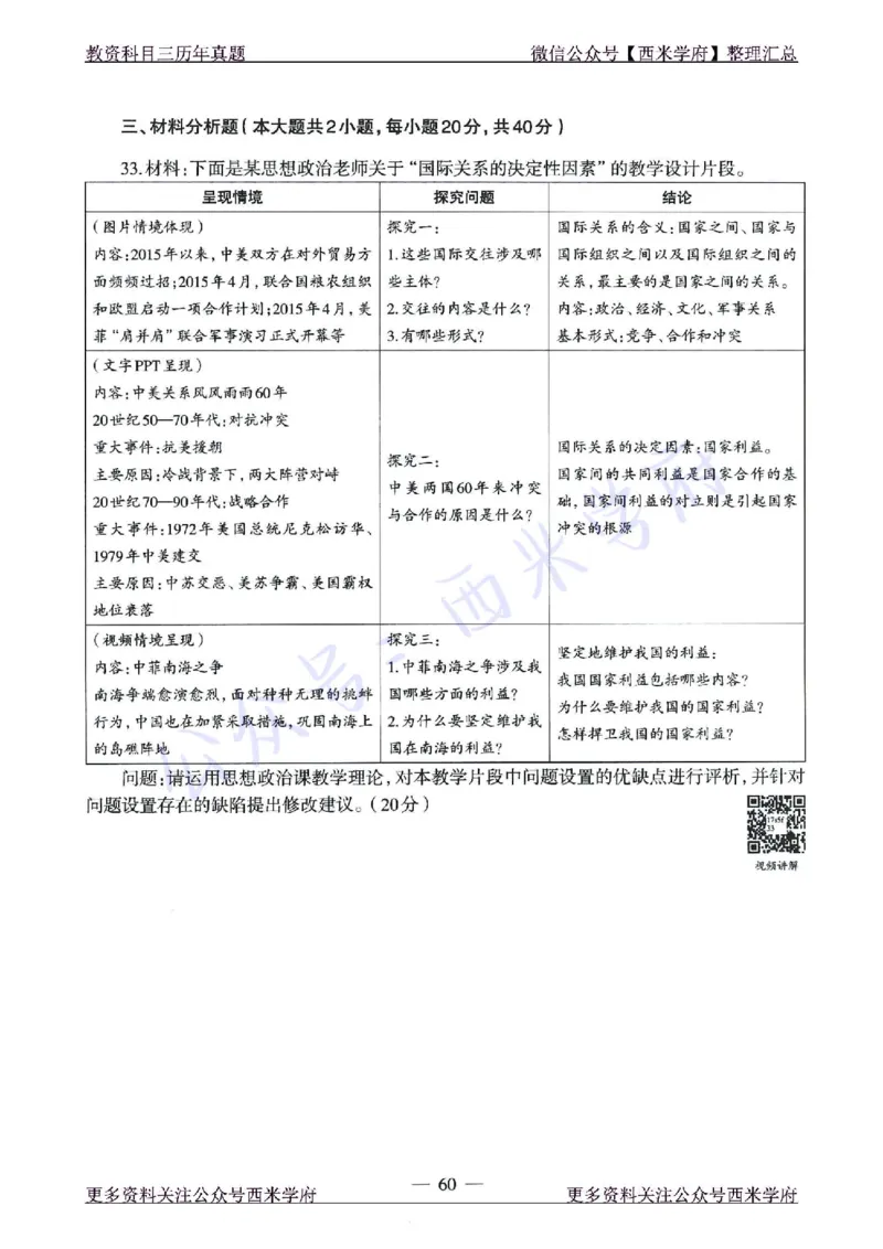 15年下-21年下-高中政治真题-题本_教资_25下资料合集二_25下最新科三知识点汇编+思维导图-高中_01.政治_02.历年真题