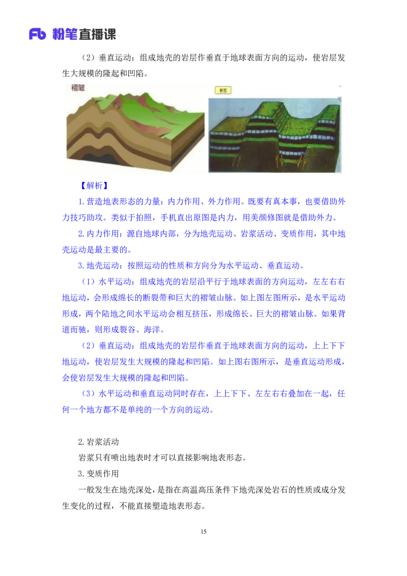 2023.08.28+地表形态的塑造+魏莱+（讲义+笔记）+（常识高分专项课）_2026考公资料_（10）粉笔_2025粉笔国考省考980（课＋笔记）_粉笔980（25多省）_02025年980系统班补充课程FB_讲义