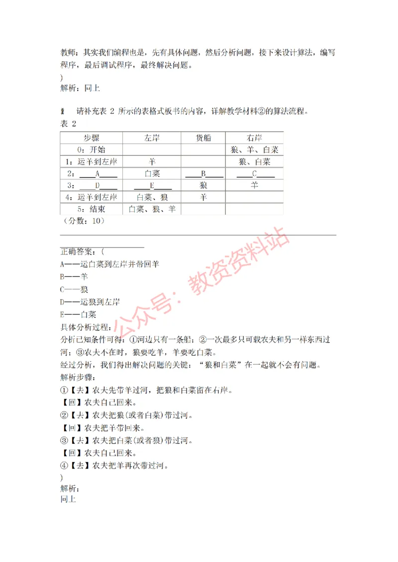 2019年上半年高中《信息技术》教师资格证笔试真题及答案解析_教资_33教资笔试历年真题汇总（科一+科二+科三）_科三真题_02高中科三各科电子资料包合集_信息（资料文档）