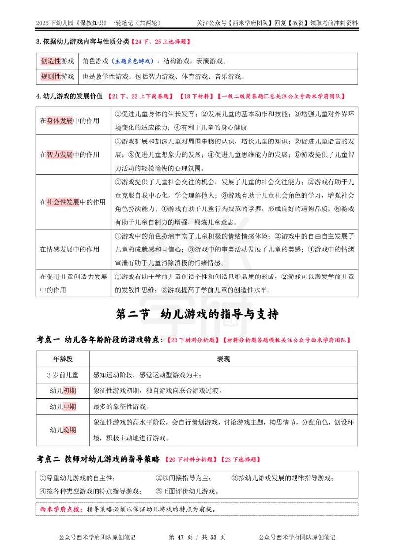 25下幼儿-保教知识与能力一轮笔记_教资_25下资料合集二_2025下一轮学霸笔记_2025下幼儿科一科二笔记+习题