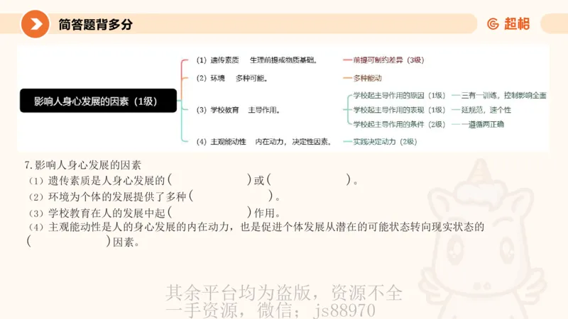 PPT_教资_大圣26上蒙题技巧通用网课（中小幼）_CG26上教资笔试小学_0226上小学-教育知识与能力（更新中）_02简答题分带背营