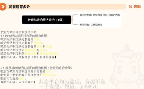 PPT_教资_大圣26上蒙题技巧通用网课（中小幼）_CG26上教资笔试小学_0226上小学-教育知识与能力（更新中）_02简答题分带背营