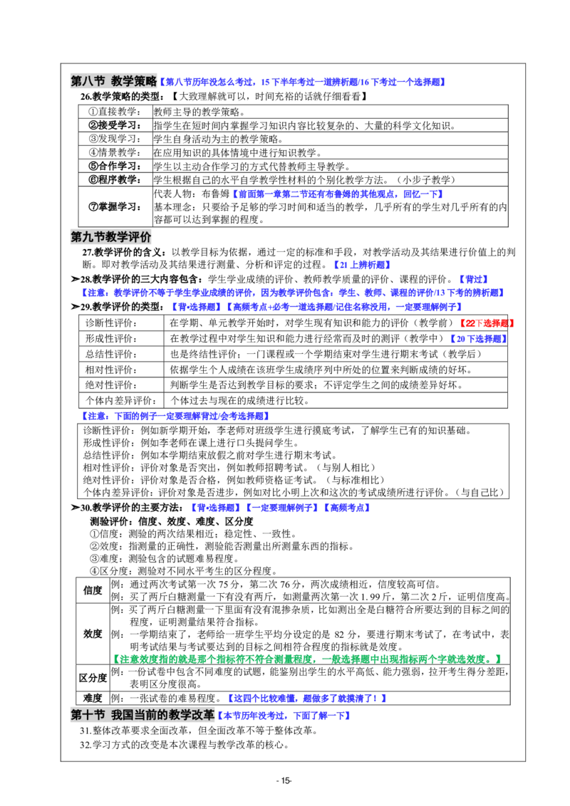 26《中学教育知识与能力》重点笔记_教资_初高中2026教资_26上资料（持续更新）_01重点笔记（可平替教材建议打印）