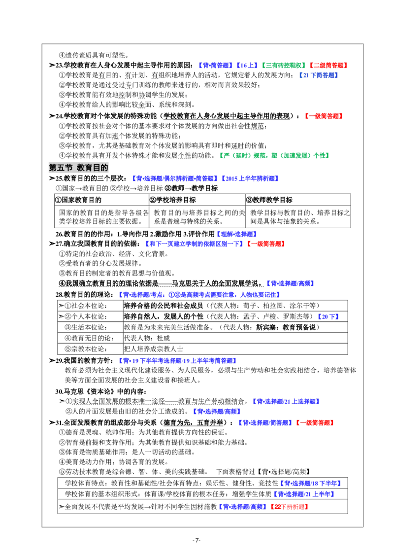 26《中学教育知识与能力》重点笔记_教资_初高中2026教资_26上资料（持续更新）_01重点笔记（可平替教材建议打印）