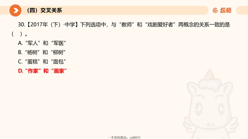 2026教资文化素养狂刷1000题-类比推理_教资_CG26上教资笔试幼儿_26上CG幼儿教资笔试（更新中）_0126上幼儿-综合素质（更新中）_05文化素养狂刷1000题