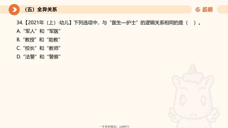 2026教资文化素养狂刷1000题-类比推理_教资_CG26上教资笔试幼儿_26上CG幼儿教资笔试（更新中）_0126上幼儿-综合素质（更新中）_05文化素养狂刷1000题