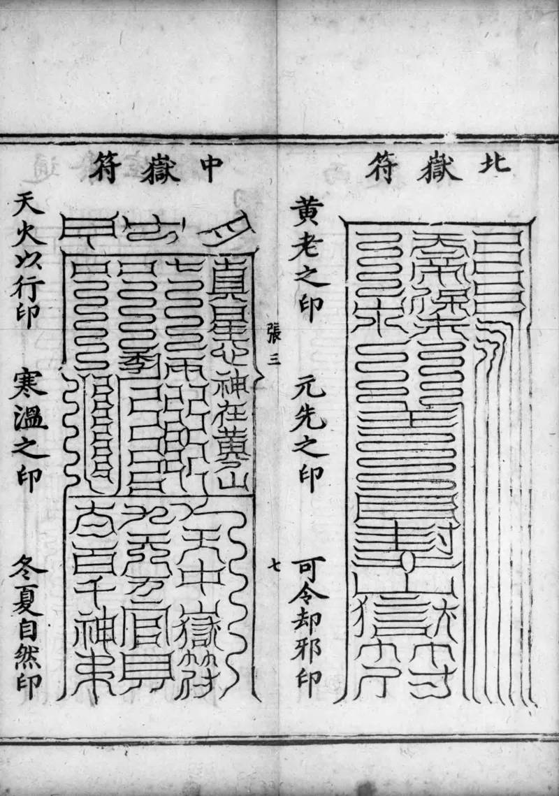 正统道藏.02.洞真部神符类.明正统十年内府刊本.灰度胶片_绝版书_天涯系列_t涯_绝版古籍电子书合集（13大类）_道家_道藏（七套）_洞真部