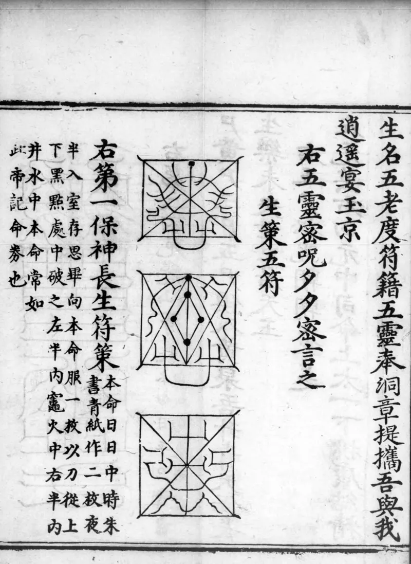 正统道藏.02.洞真部神符类.明正统十年内府刊本.灰度胶片_绝版书_天涯系列_t涯_绝版古籍电子书合集（13大类）_道家_道藏（七套）_洞真部