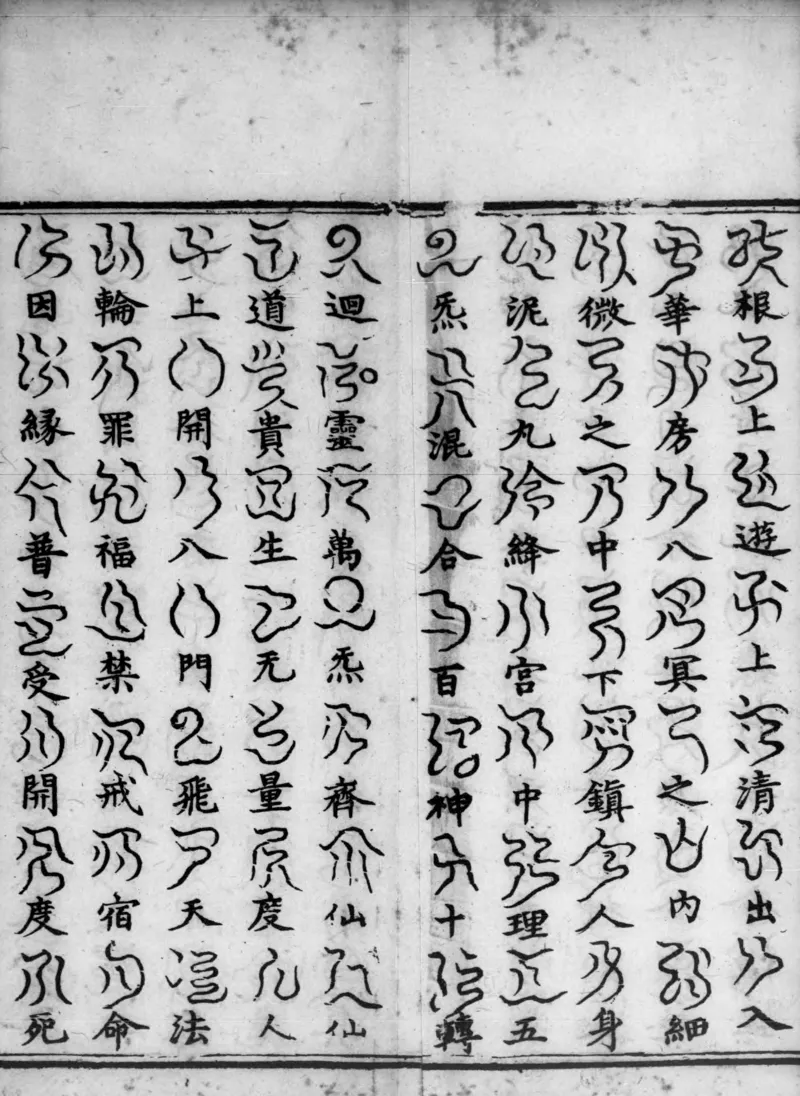 正统道藏.02.洞真部神符类.明正统十年内府刊本.灰度胶片_绝版书_天涯系列_t涯_绝版古籍电子书合集（13大类）_道家_道藏（七套）_洞真部