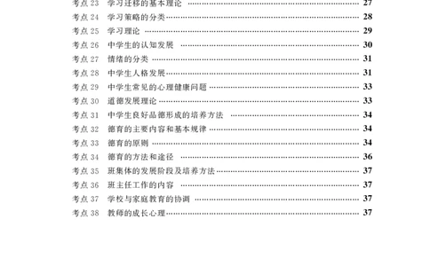中学（科一+科二）_教资_初高中2026教资_25下教师资格证_3.核心考点精编
