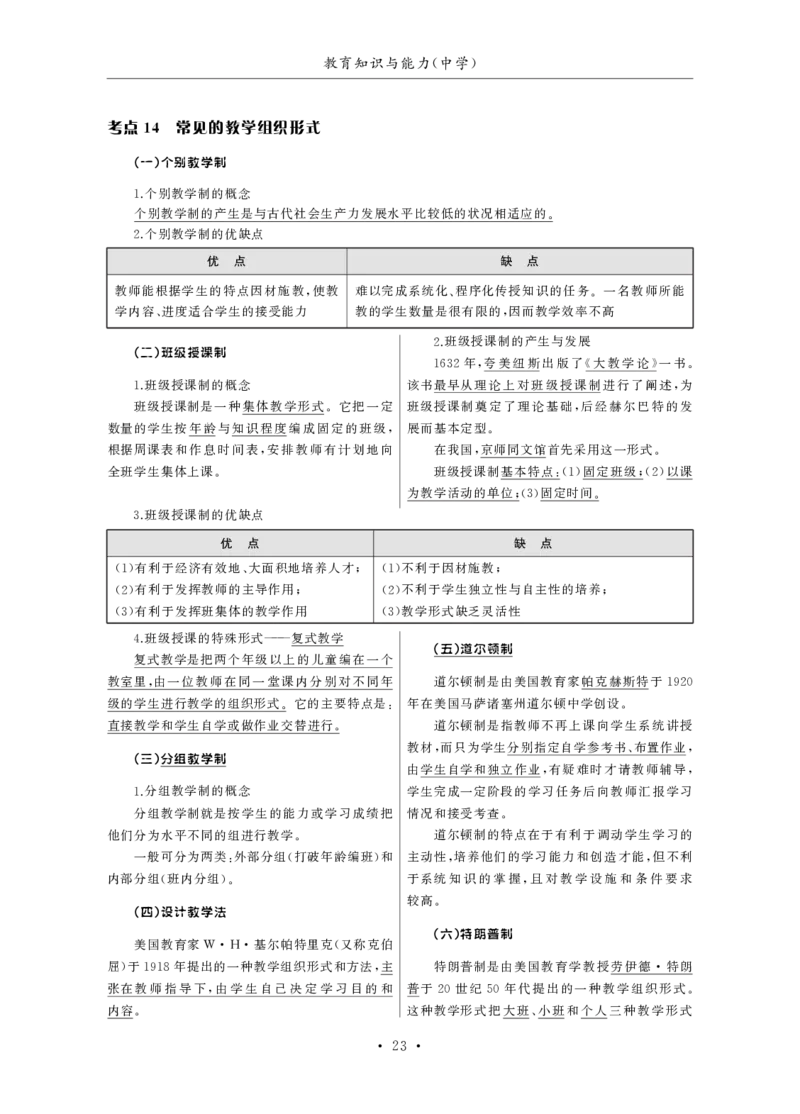 中学（科一+科二）_教资_初高中2026教资_25下教师资格证_3.核心考点精编