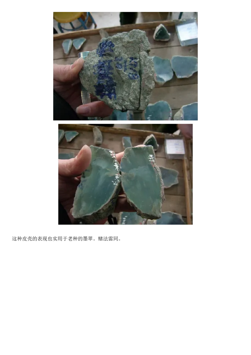 翡翠赌石---分清皮与肉_X018-玉石珠宝鉴定教程最新合集_8、玉石翡翠鉴定与投资电子资料_赌石专题