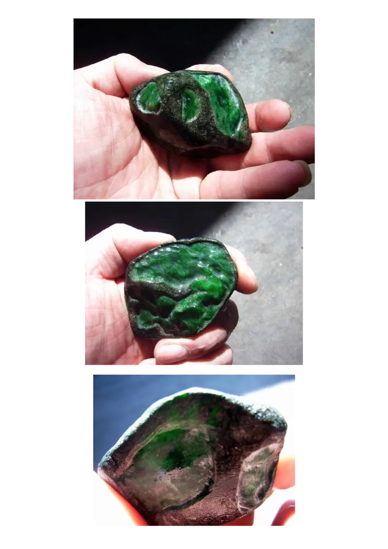 翡翠赌石---分清皮与肉_X018-玉石珠宝鉴定教程最新合集_8、玉石翡翠鉴定与投资电子资料_赌石专题