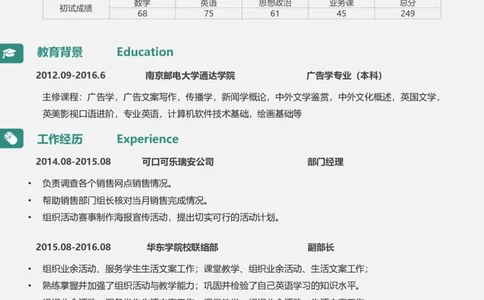 考研复试调剂个人简历模板15_26考研复试_10考研复试资料25_考研复试简历模板