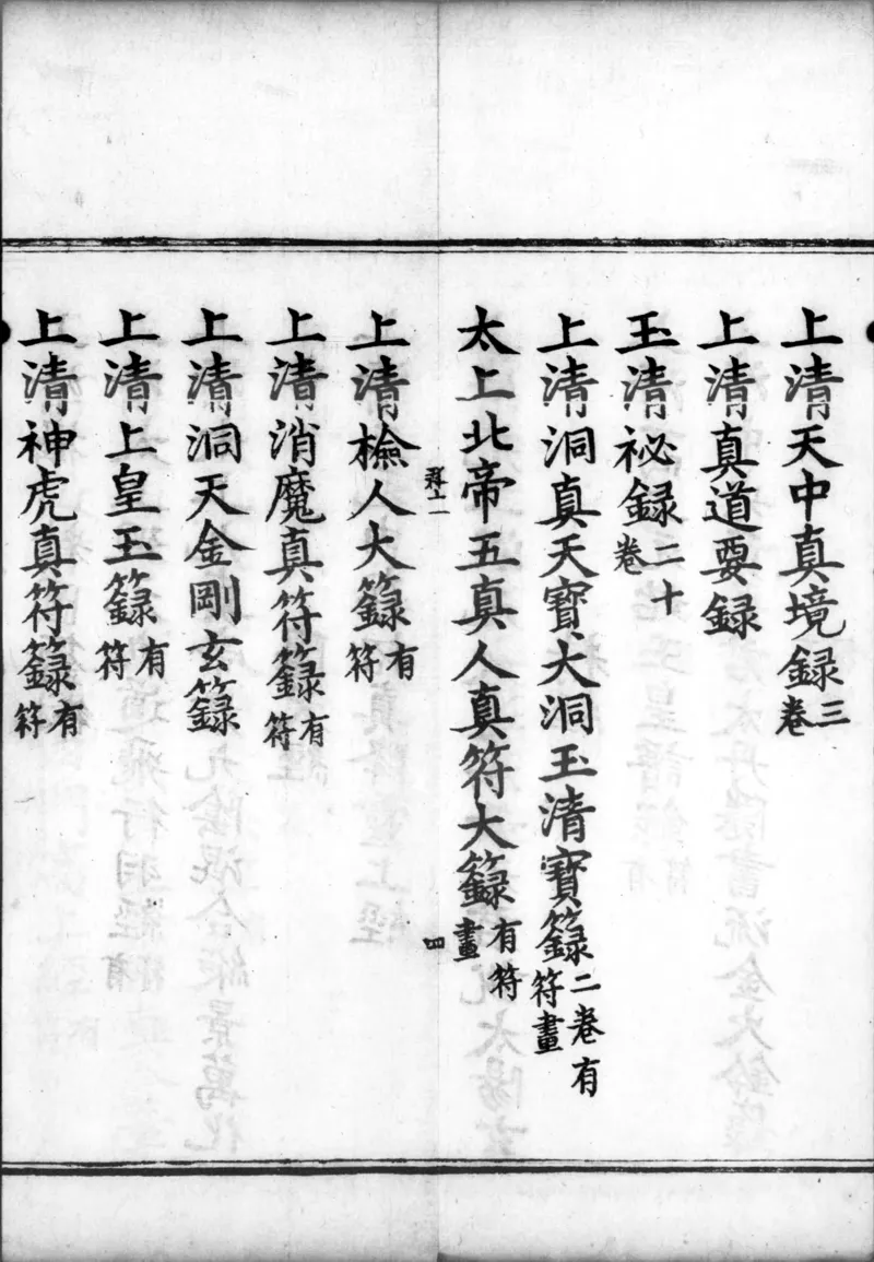 正统道藏.00.目录.明正统十年内府刊本.灰度胶片_绝版书_天涯系列_t涯_绝版古籍电子书合集（13大类）_道家_道藏（七套）