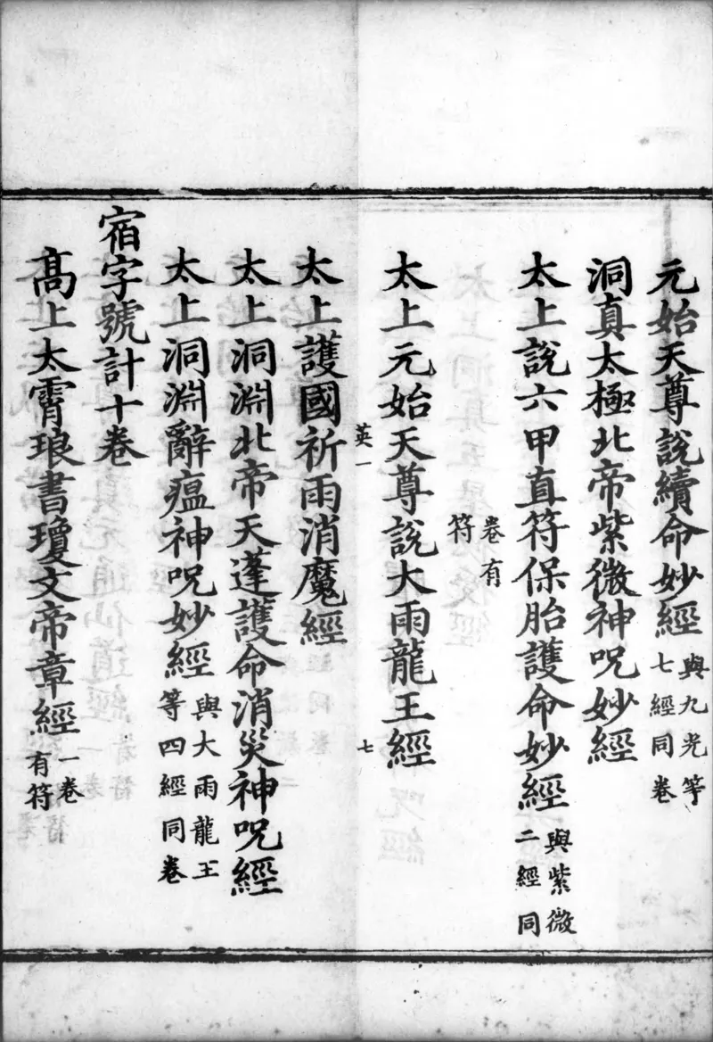 正统道藏.00.目录.明正统十年内府刊本.灰度胶片_绝版书_天涯系列_t涯_绝版古籍电子书合集（13大类）_道家_道藏（七套）