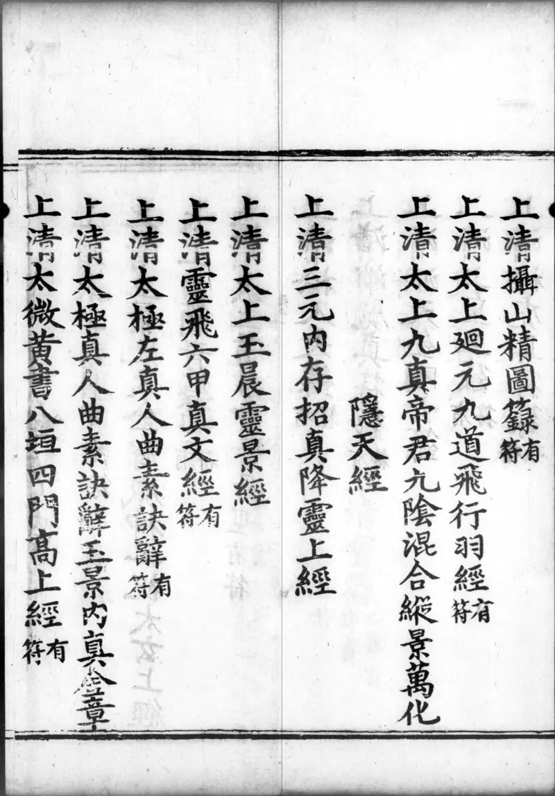 正统道藏.00.目录.明正统十年内府刊本.灰度胶片_绝版书_天涯系列_t涯_绝版古籍电子书合集（13大类）_道家_道藏（七套）