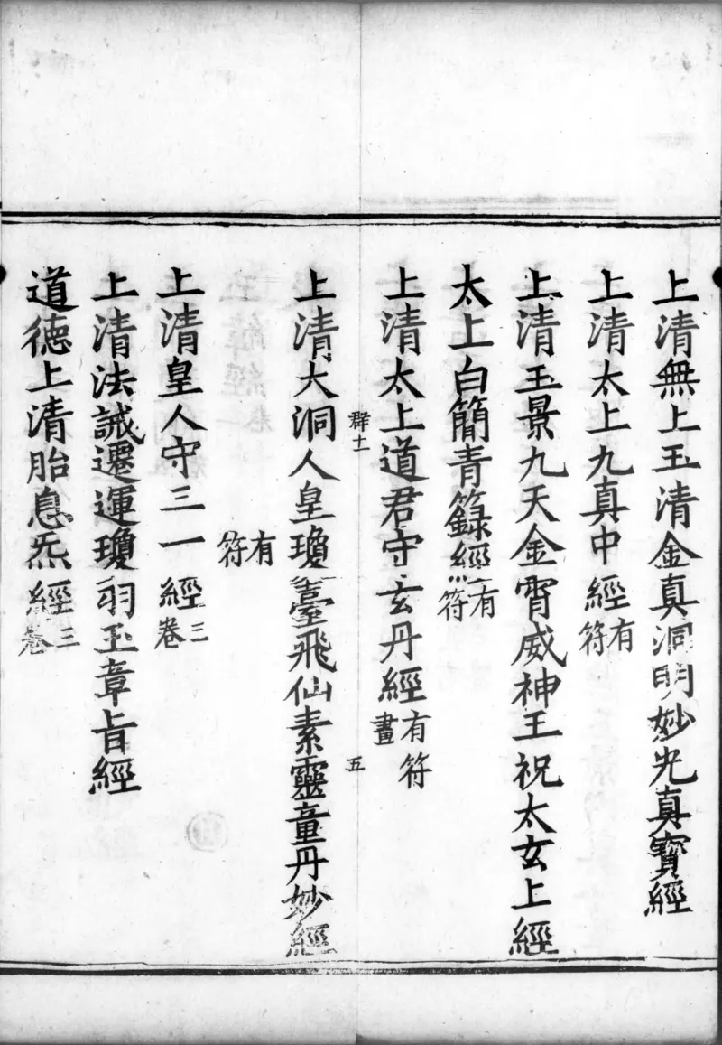 正统道藏.00.目录.明正统十年内府刊本.灰度胶片_绝版书_天涯系列_t涯_绝版古籍电子书合集（13大类）_道家_道藏（七套）