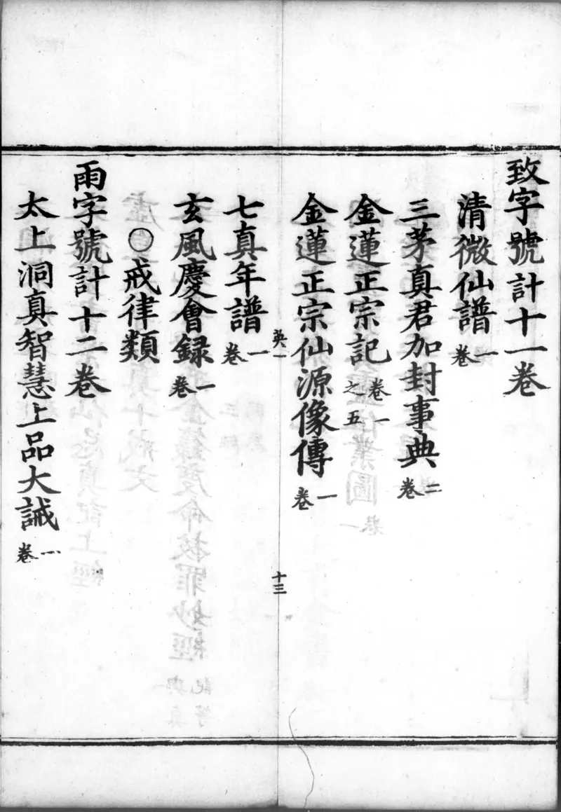 正统道藏.00.目录.明正统十年内府刊本.灰度胶片_绝版书_天涯系列_t涯_绝版古籍电子书合集（13大类）_道家_道藏（七套）